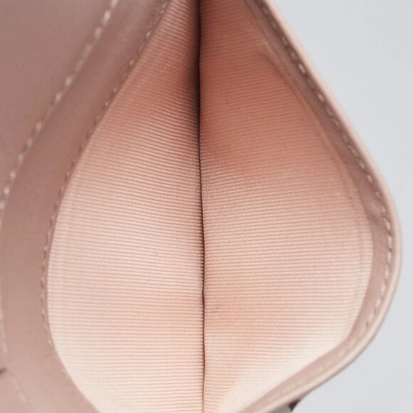 Valentino Beige Leather Rockstud Bi-Fold Compact Wallet - Picture 9 of 9